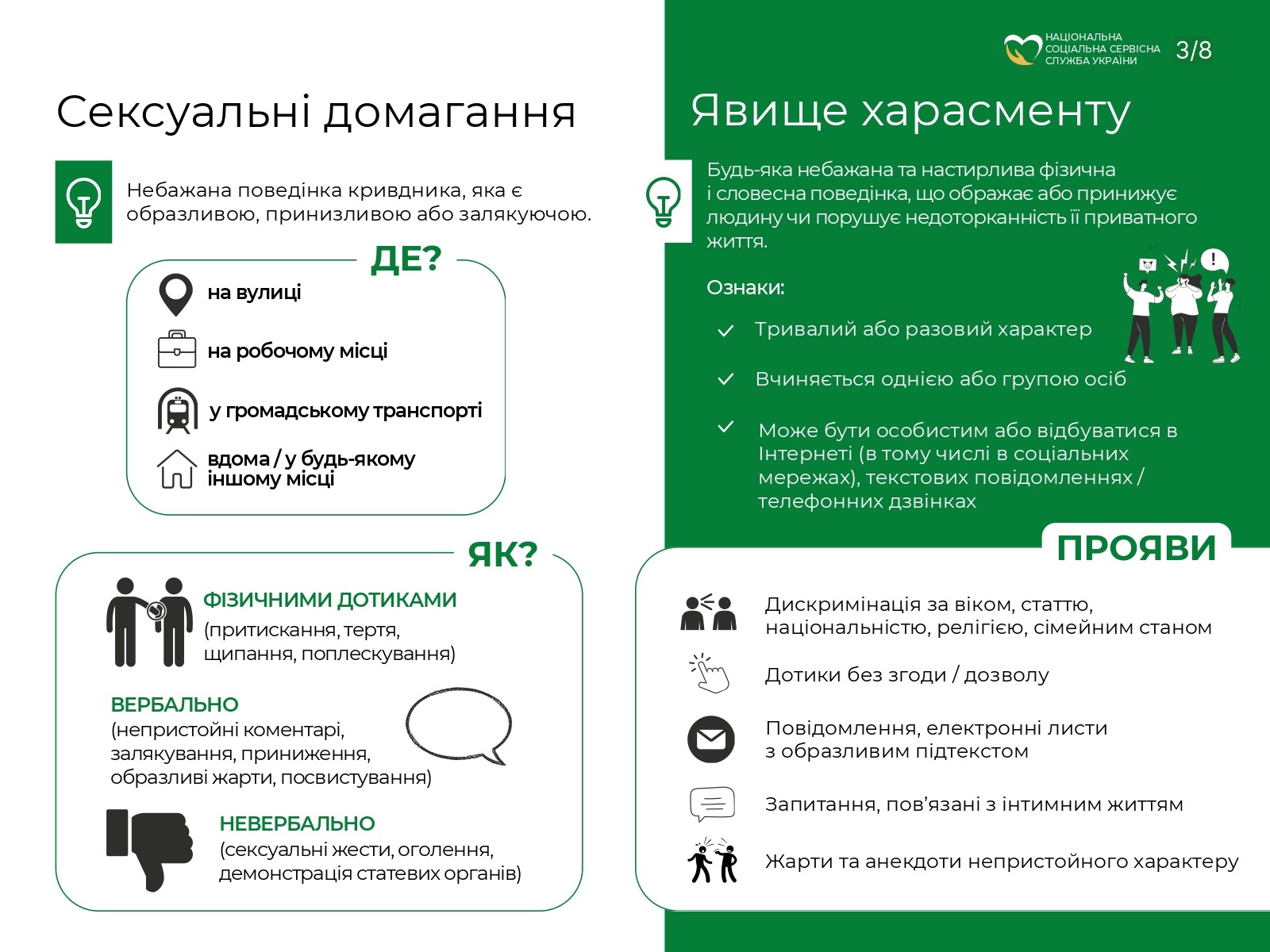 ІНФОРМАЦІЙНА ПАМ’ЯТКА ЩОДО ЗАПОБІГАННЯ ВИПАДКАМ ДИСКРИМІНАЦІЇ ЗА ОЗНАКОЮ СТАТІ